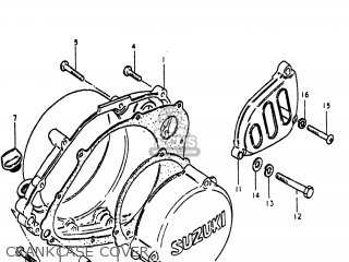 CRANKCASE COVER - PE400 1981 (X) USA (E03)