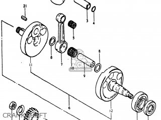 CRANKSHAFT - PE400 1981 (X) USA (E03)
