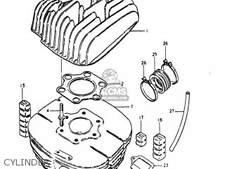 CYLINDER - PE400 1981 (X) USA (E03)
