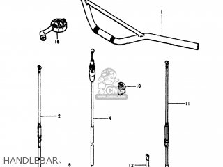 HANDLEBAR - PE400 1981 (X) USA (E03)