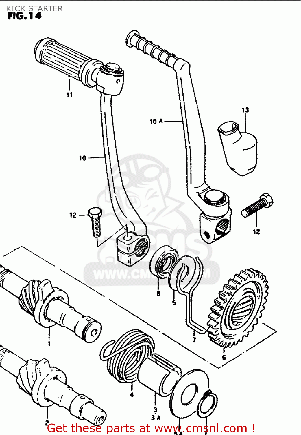 KICK STARTER PV50 1983 (D) (E01)