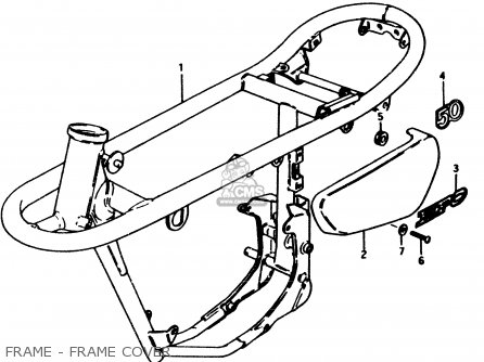 FRAME - FRAME COVER - PV50 1983 (D) (E01)