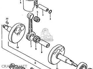 CRANKSHAFT - PV50 1983 (D) (E01)