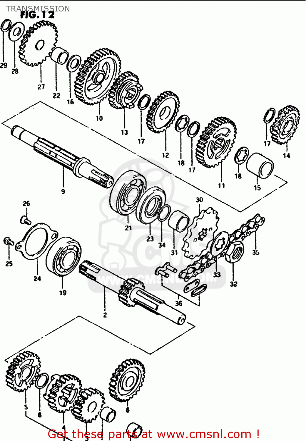 TRANSMISSION PV50 1987 (H) (E01)