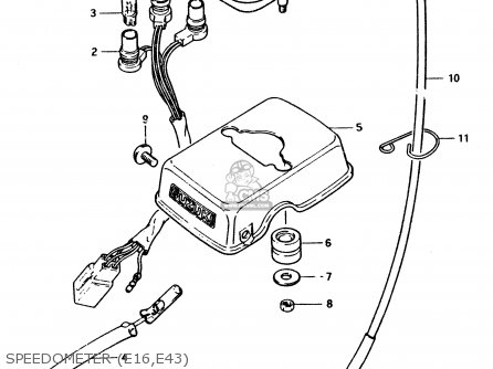 SPEEDOMETER (E16,E43) - PV50 1990 (L) (E01)