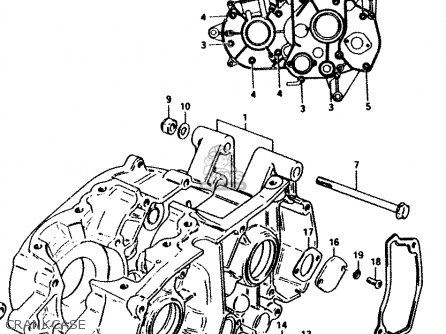 CRANKCASE - PV50 1990 (L) (E01)