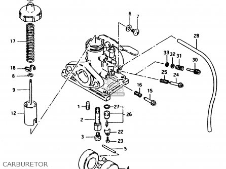 CARBURETOR - PV50 1990 (L) (E01)