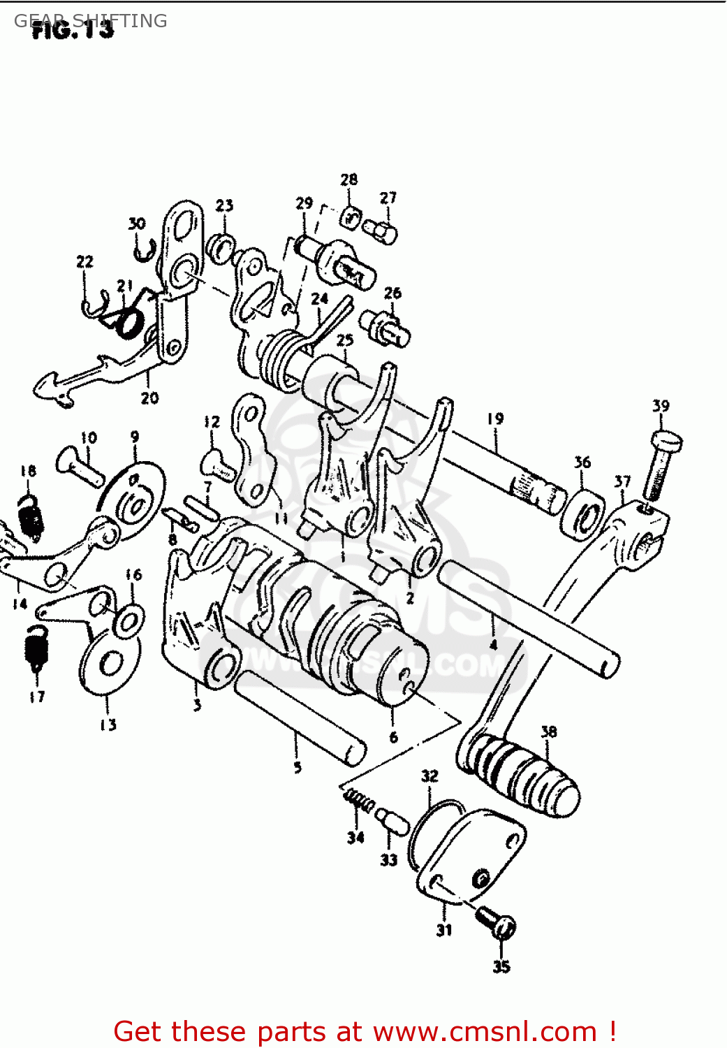 GEAR SHIFTING PV50 1991 (M) (E01)