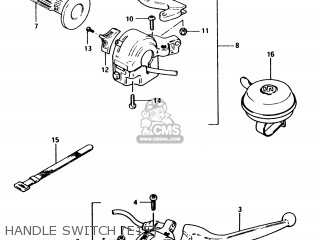 HANDLE SWITCH (E15) - PV50 1991 (M) (E01)