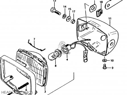 HEADLAMP (E43) - PV50 1994 (R) (E01)