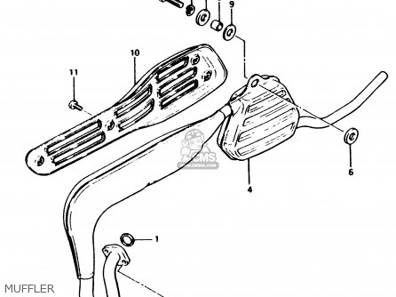 MUFFLER - PV50 1994 (R) (E01)