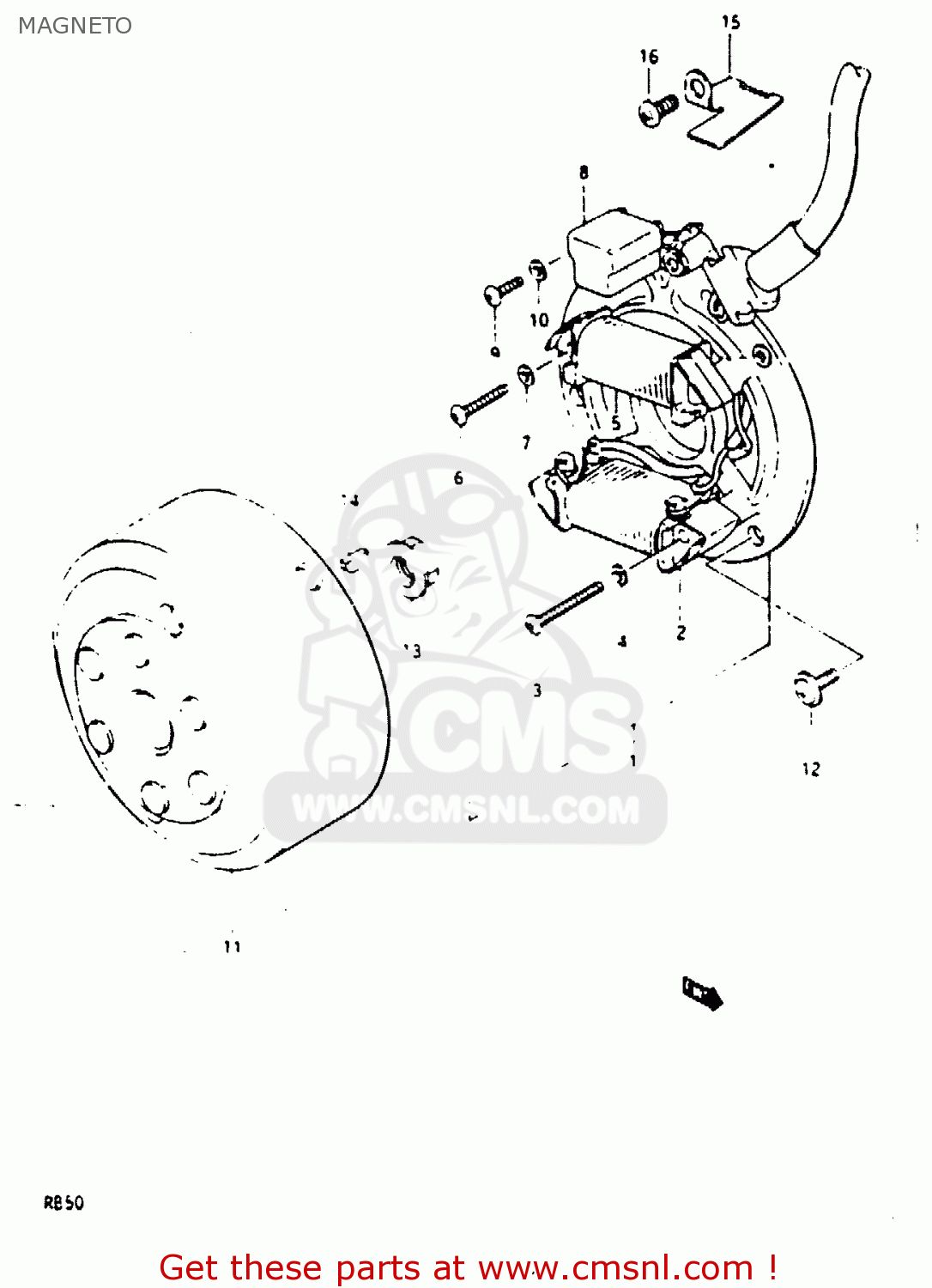 MAGNETO RB50 1987 (H) (E01)