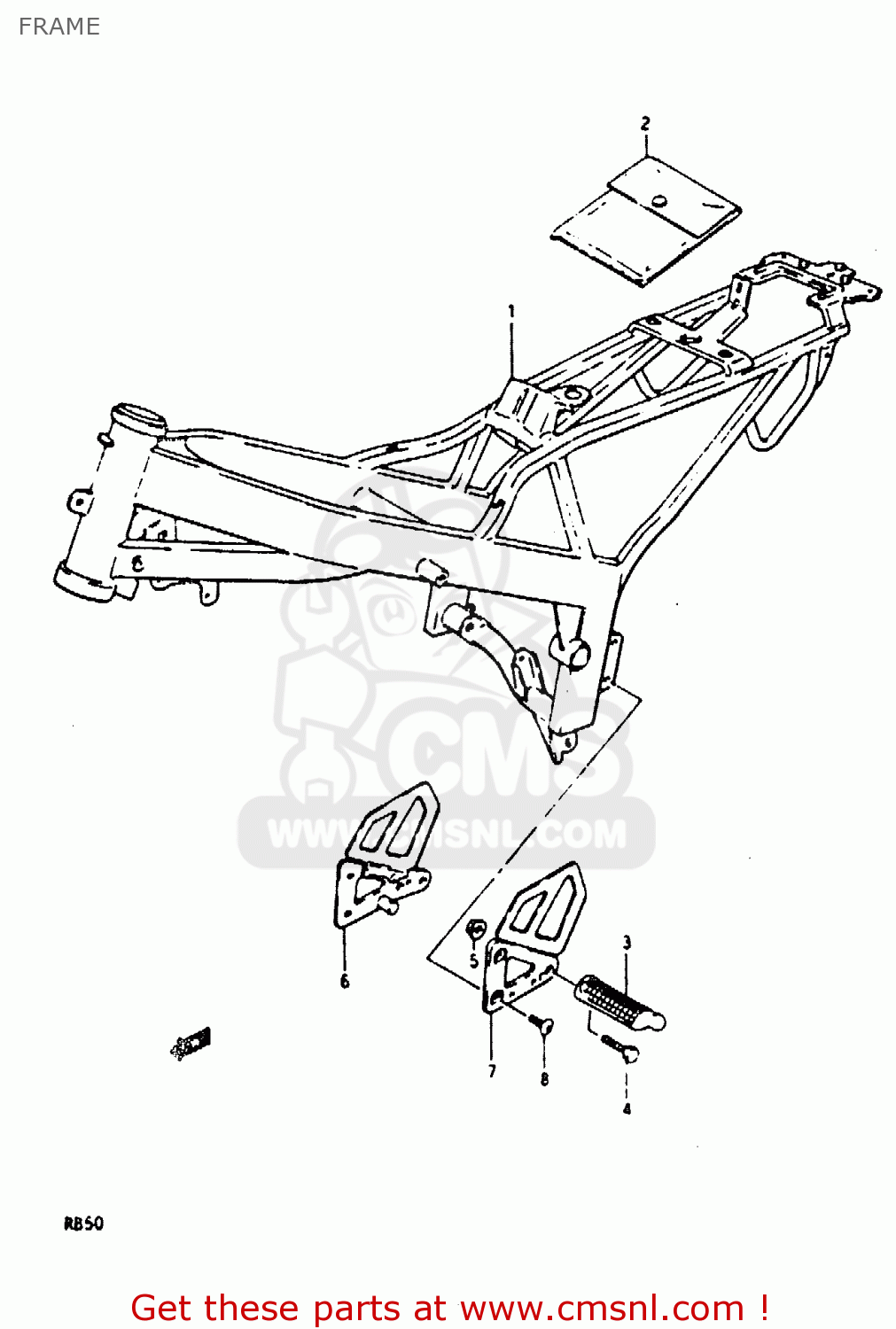 FRAME RB50 1987 (H) (E01)