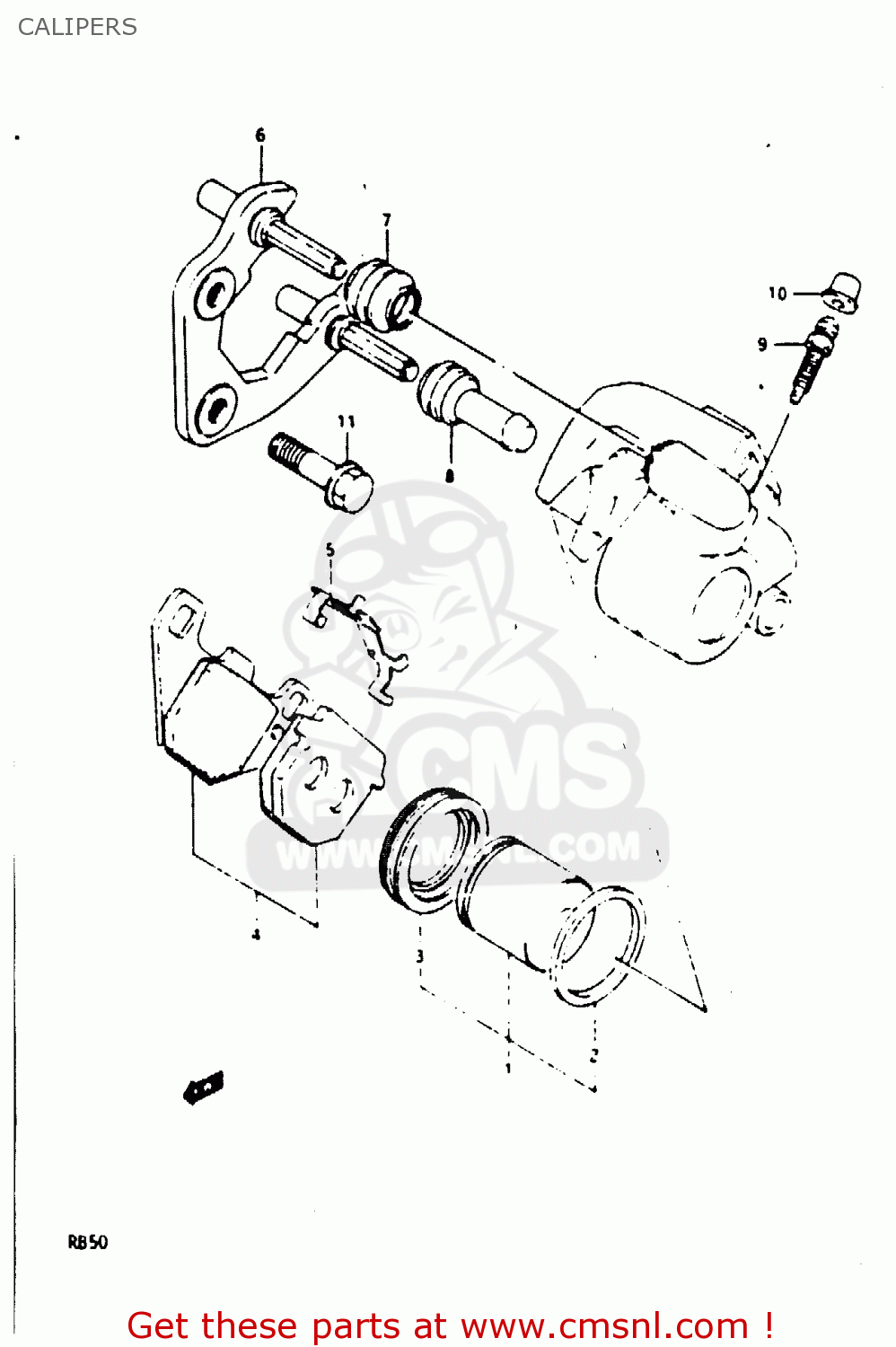 CALIPERS RB50 1987 (H) (E01)