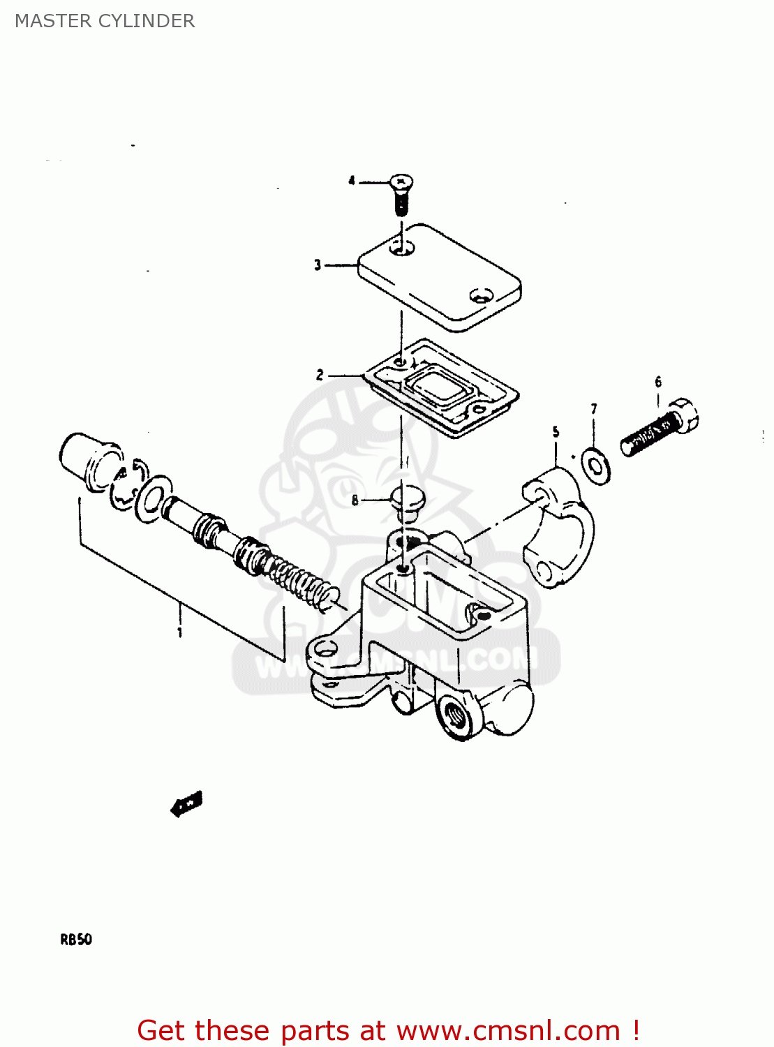 MASTER CYLINDER RB50 1987 (H) (E01)