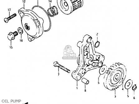 OIL PUMP - RB50 1987 (H) (E01)