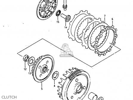 CLUTCH - RB50 1987 (H) (E01)