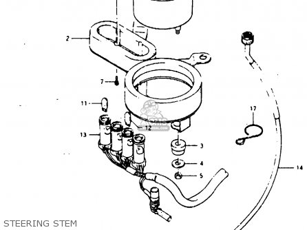 STEERING STEM - RB50 1987 (H) (E01)