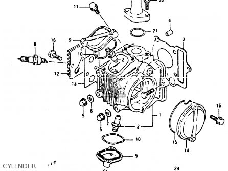 CYLINDER - RB50 1987 (H) (E01)