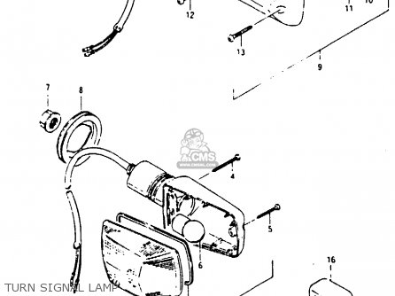 TURN SIGNAL LAMP - RB50 1987 (H) (E01)