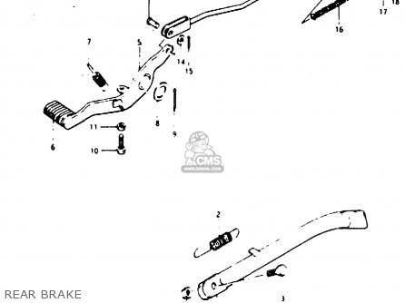 REAR BRAKE - RB50 1987 (H) (E01)