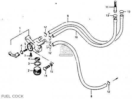 FUEL COCK - RB50 1987 (H) (E01)