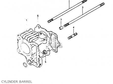 CYLINDER BARREL - RB50 1987 (H) (E01)