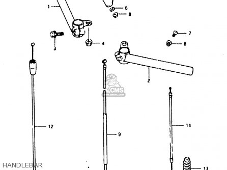 HANDLEBAR - RB50 1987 (H) (E01)