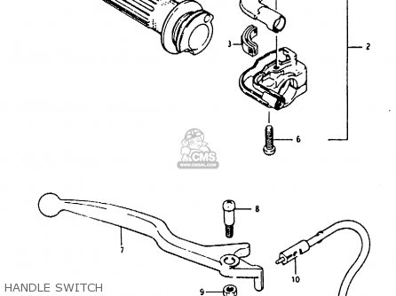 HANDLE SWITCH - RB50 1987 (H) (E01)