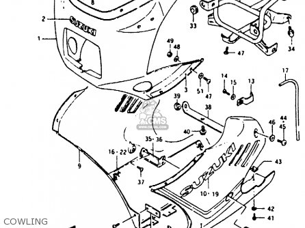 COWLING - RB50 1987 (H) (E01)