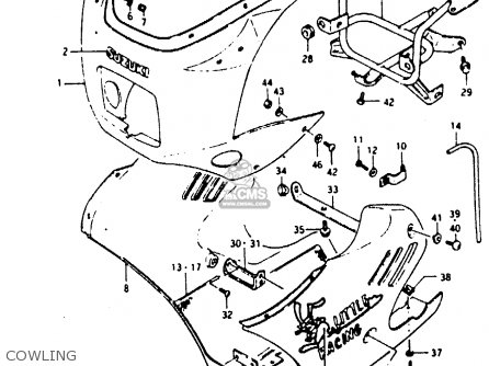 COWLING - RB50 1987 (H) (E01)
