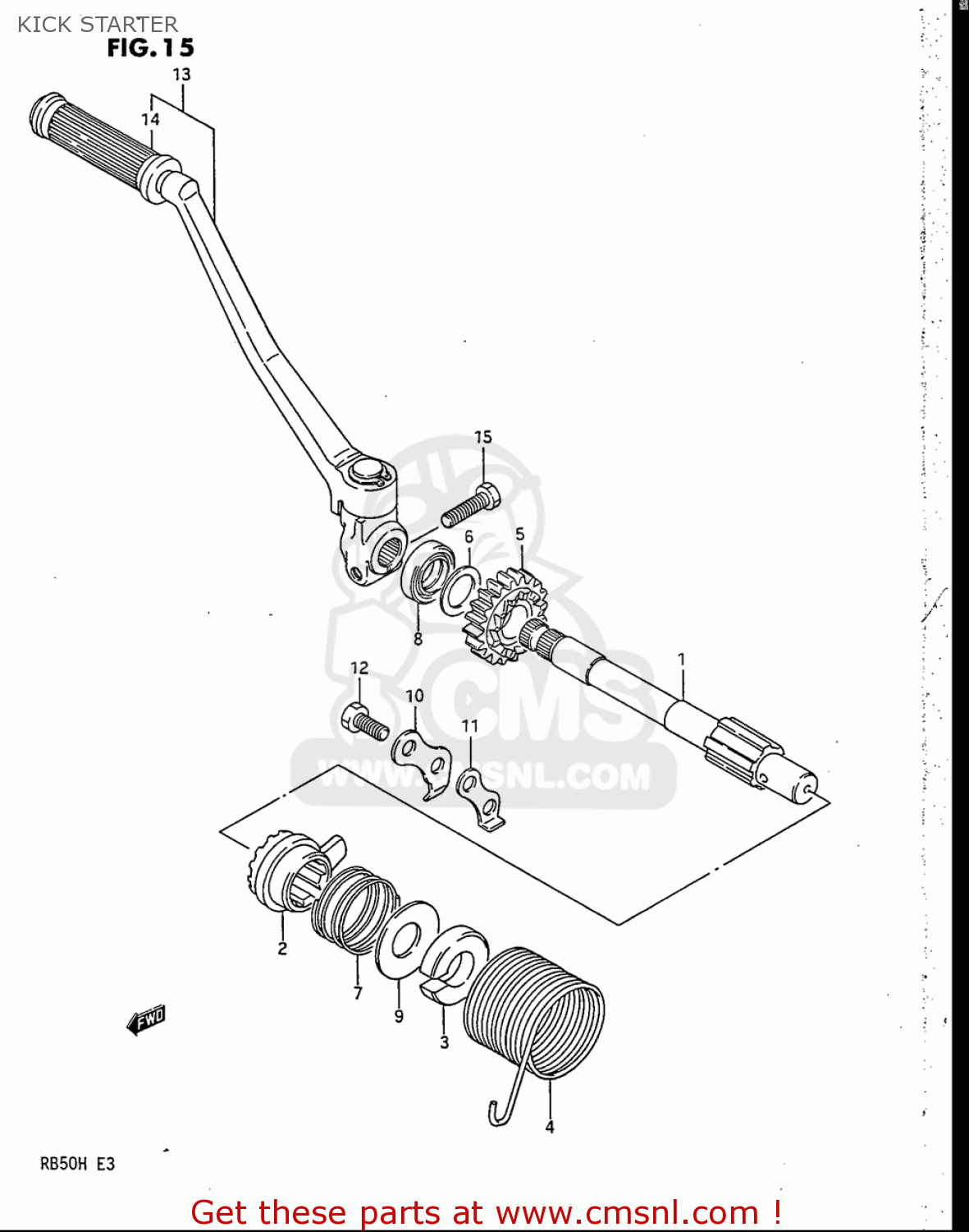 KICK STARTER RB50 1987 (H) USA (E03)