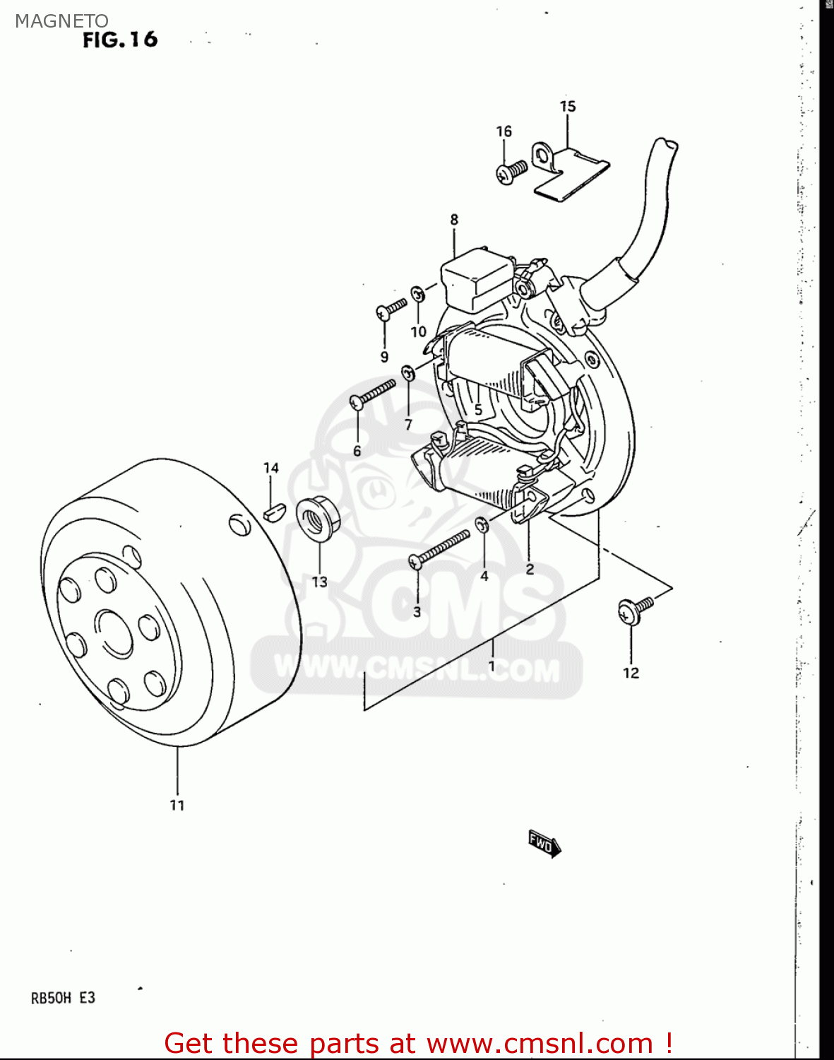 MAGNETO RB50 1987 (H) USA (E03)