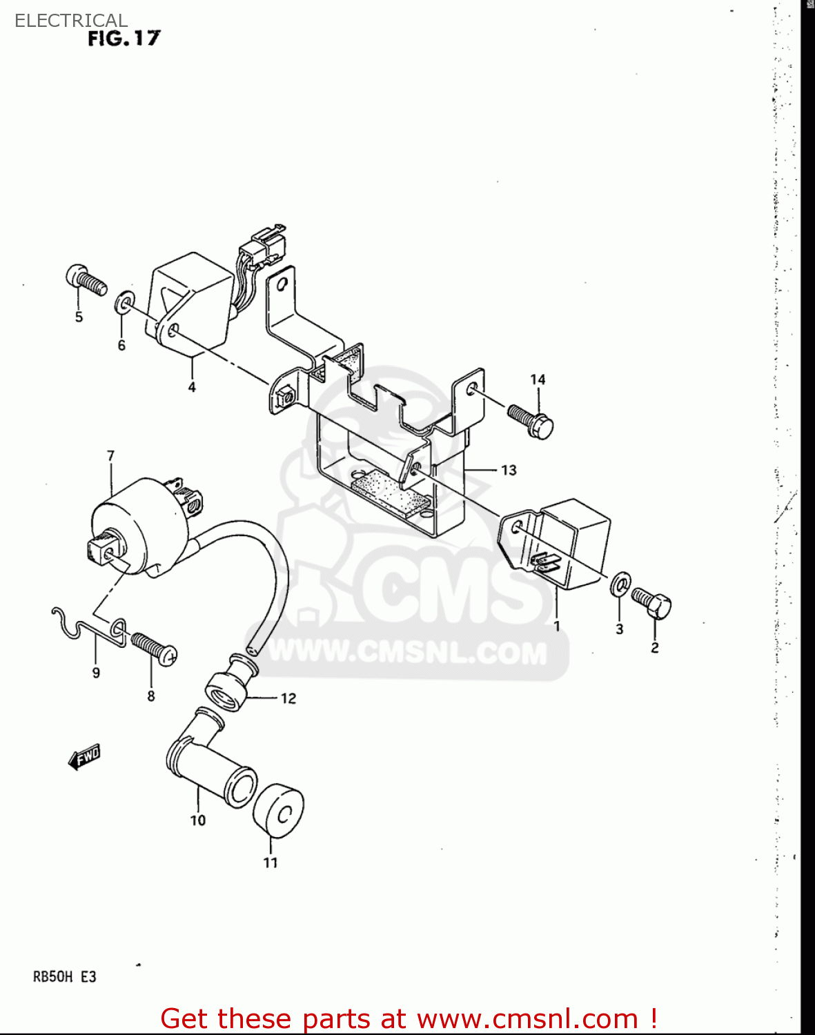 ELECTRICAL RB50 1987 (H) USA (E03)