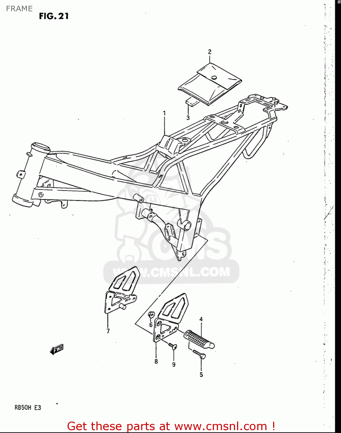 FRAME RB50 1987 (H) USA (E03)