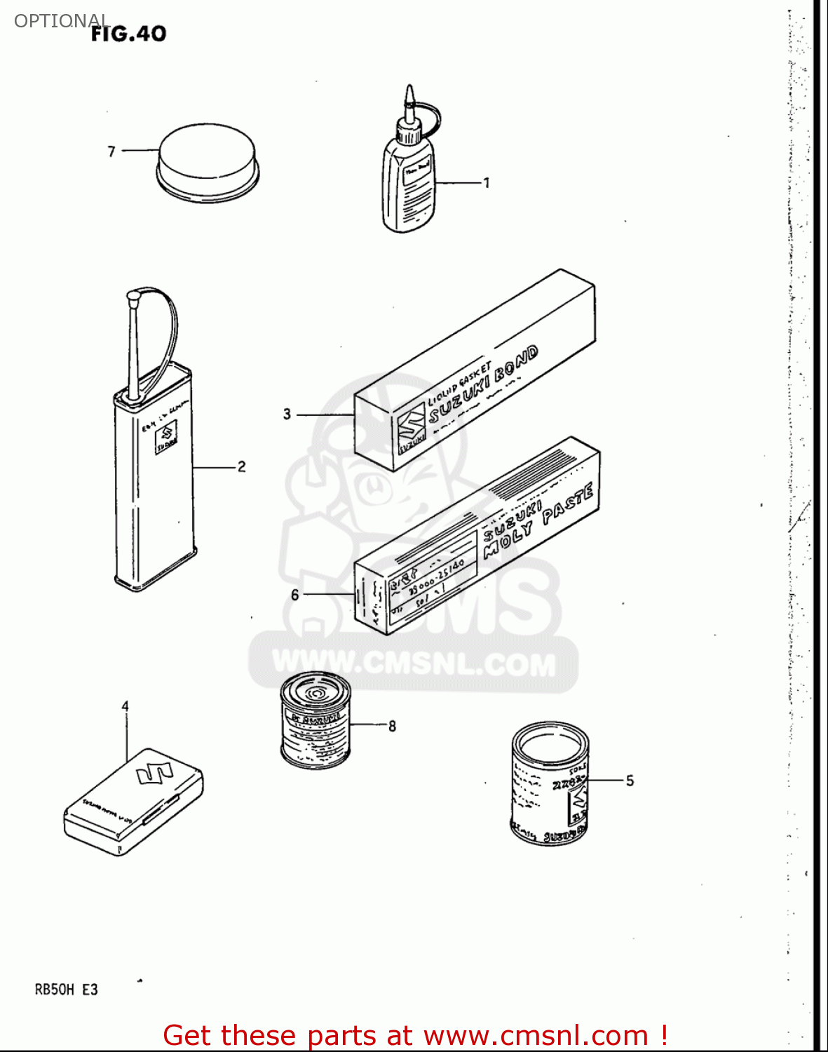 OPTIONAL RB50 1987 (H) USA (E03)