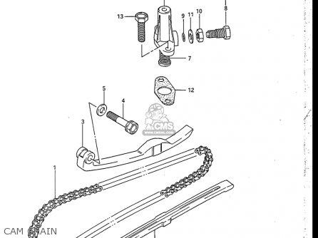 CAM CHAIN - RB50 1987 (H) USA (E03)