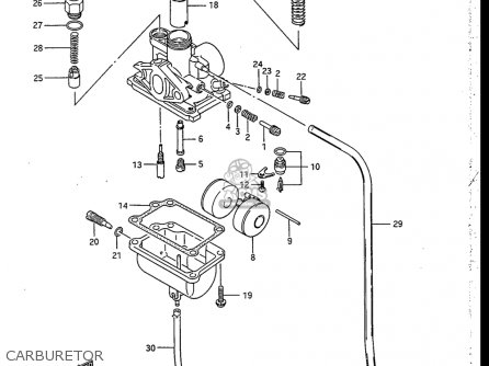 CARBURETOR - RB50 1987 (H) USA (E03)