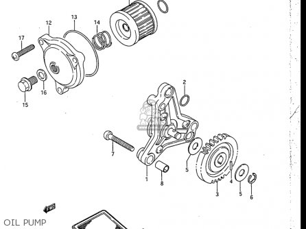 OIL PUMP - RB50 1987 (H) USA (E03)