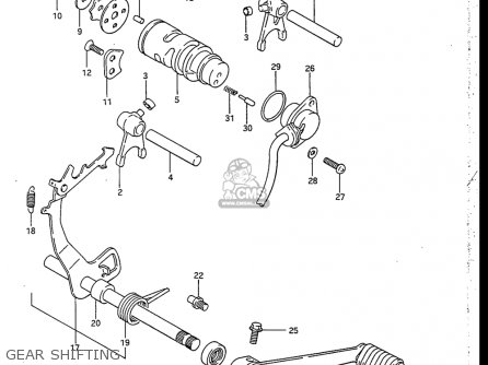GEAR SHIFTING - RB50 1987 (H) USA (E03)