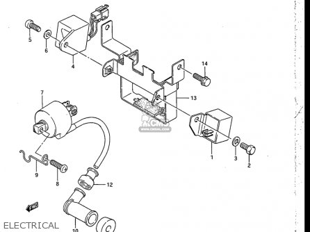 ELECTRICAL - RB50 1987 (H) USA (E03)