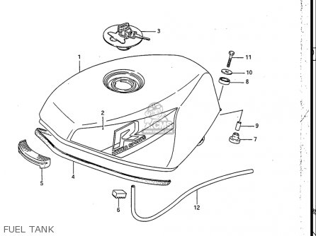 FUEL TANK - RB50 1987 (H) USA (E03)