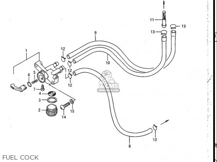 FUEL COCK - RB50 1987 (H) USA (E03)
