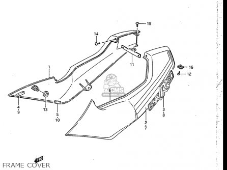 FRAME COVER - RB50 1987 (H) USA (E03)