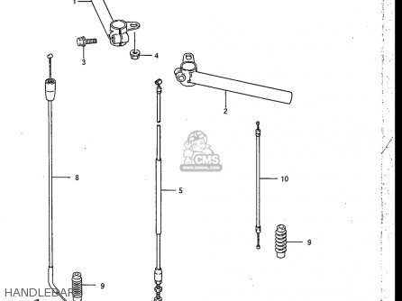 HANDLEBAR - RB50 1987 (H) USA (E03)