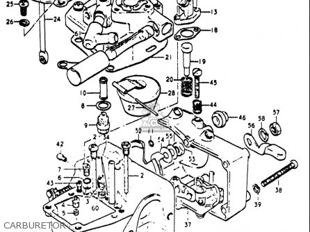 CARBURETOR - RE5 RE5M RE5A 1975 1976 (M) (A) USA (E03) / 497CC ROTARY