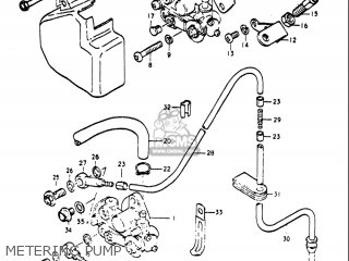 METERING PUMP - RE5 RE5M RE5A 1975 1976 (M) (A) USA (E03) / 497CC ROTARY