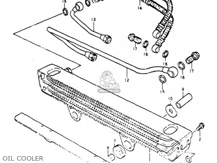 OIL COOLER - RE5 RE5M RE5A 1975 1976 (M) (A) USA (E03) / 497CC ROTARY