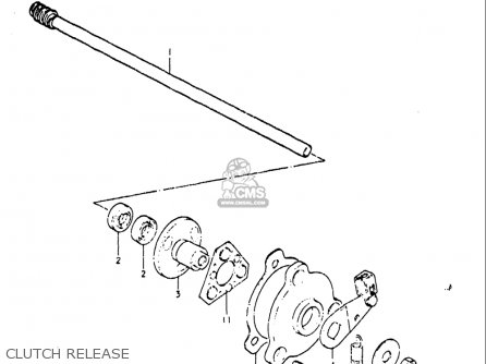 CLUTCH RELEASE - RE5 RE5M RE5A 1975 1976 (M) (A) USA (E03) / 497CC ROTARY