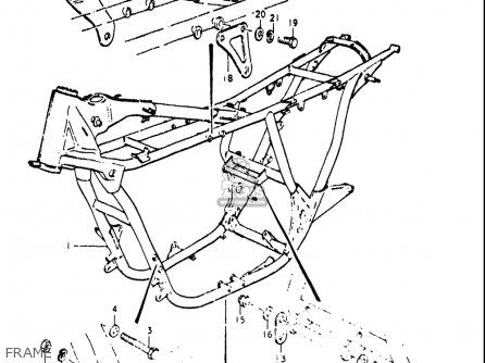 FRAME - RE5 RE5M RE5A 1975 1976 (M) (A) USA (E03) / 497CC ROTARY